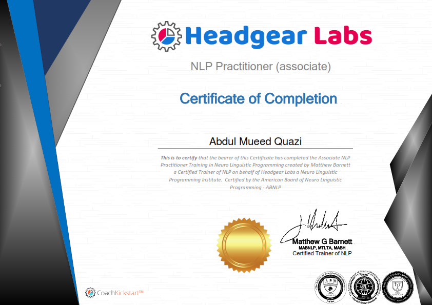 About Us 3 Certificate NLP Associate Practitioner 001